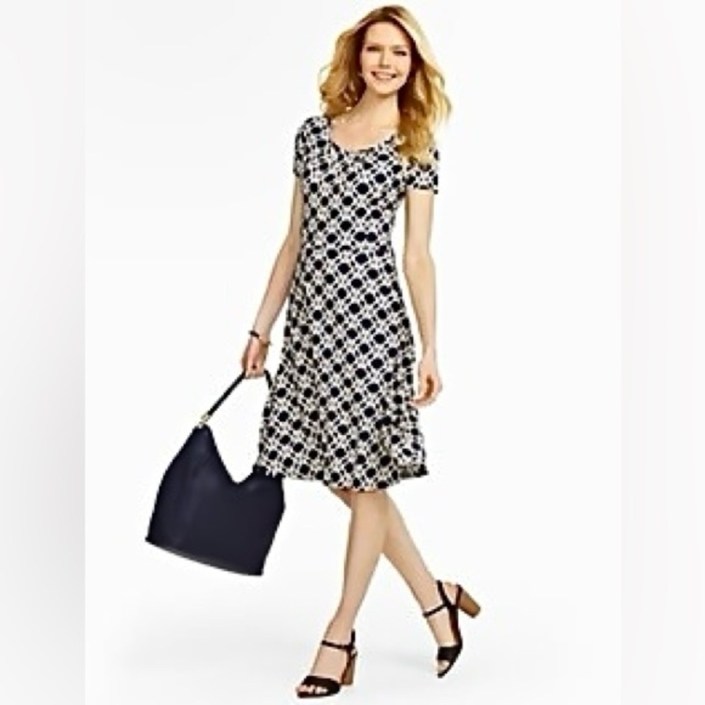 Talbots Petite Nautical Knit Dress